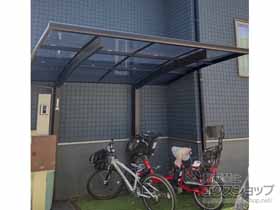 のサイクルポート・駐輪場 アリュース ミニ 600タイプ 単体 積雪〜20cm対応 施工例