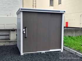 の物置・屋外倉庫 エルモ 積雪型 2220×1870×2119　LMDS-2218 LMDS-2218-DW 施工例