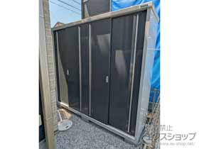 の物置・屋外倉庫 シンプリー 一般型 2160×615×1903 MJX-216E-P-CG 施工例