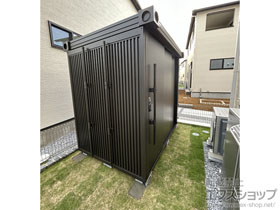 の物置・屋外倉庫 エルモ BEAMS DESIGN モデル 一般型 LMD-2215-BM 施工例