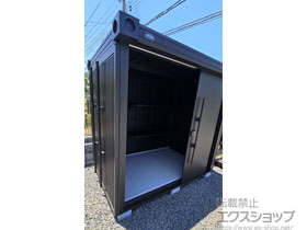 の物置・屋外倉庫 エルモ BEAMS DESIGN モデル 一般型 LMD-2215-BM 施工例