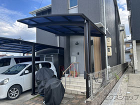 のカーポート アリュース 600タイプ 1台用 積雪〜20cm対応 施工例