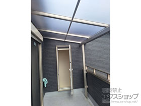 のバルコニー・ベランダ屋根 ソラリア F型 屋根タイプ 単体 積雪〜20cm対応 施工例