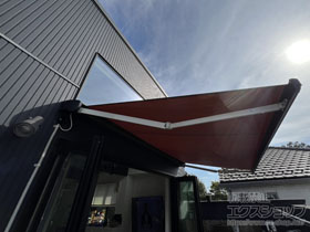 のオーニング・日よけ 彩風 C型 電動式 施工例