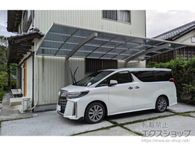のカーポート アリュースZ 750タイプ 単体セット 1台用 積雪〜25cm対応 施工例