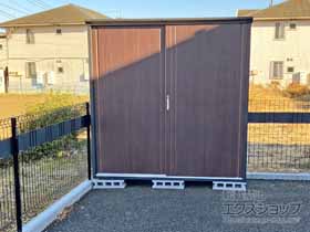 神奈川県厚木市のタクボの物置・収納・屋外倉庫 ペインタ 小型物置 グランプレステージジャンプ UVインクジェット塗装物置 新モデル 1879×750×1900 PY-197A-F-E6 施工例