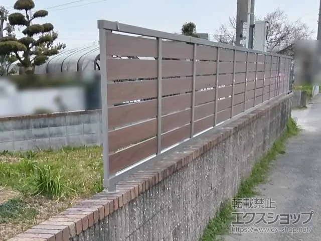 LIXIL ���N�V��(TOEX)�̃t�F���X�E��E�� �t�F���XAB YS3�^ ���X���b�g3 �����F �t���[�|�[���^�C�v �{�H��