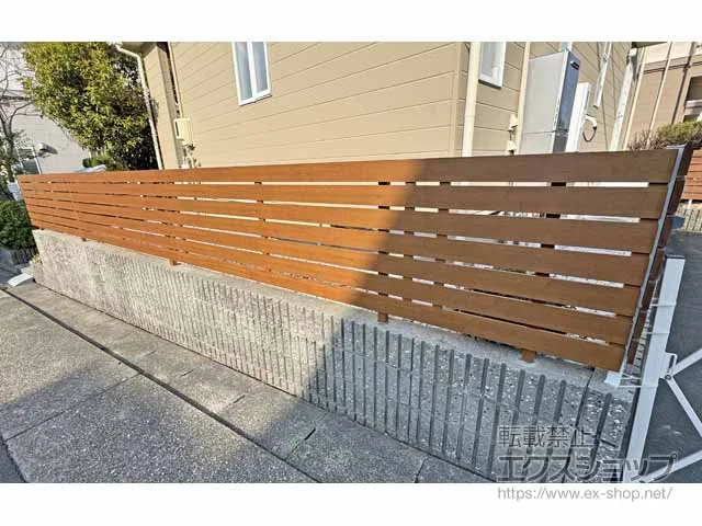 YKKAP�̃t�F���X ���V�A�X�t�F���XH02�^ ���i�q �ؒ��F ���R���{�H �{�H��