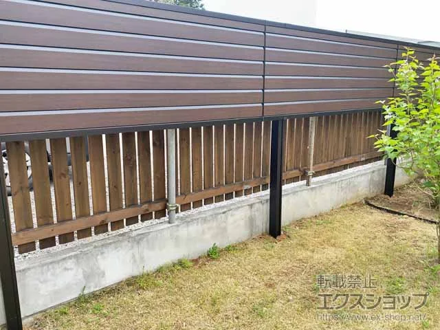 YKKAP�̃t�F���X�E��E�� ���V�A�X �t�F���XYM1F�^ ���ډB�� �����F ��i�̂ݐݒu �������ėp �{�H��