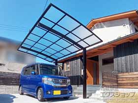 のカーポート アリュース 600タイプ 1台用 積雪〜20cm対応 施工例
