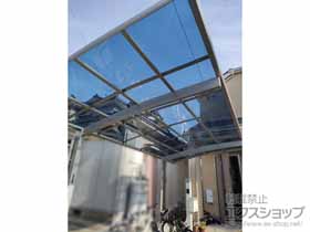 のカーポート プレシオスポート アール型 1台用 積雪〜20cm対応 施工例