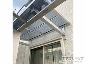 のテラス屋根 ソラリア F型 ルーフタイプ 単体積雪〜20cm対応 施工例
