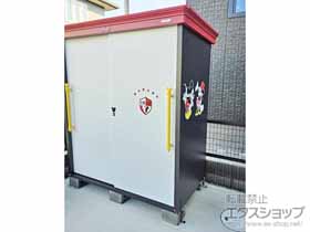 の物置・屋外倉庫 ヨド物置 ディズニーシリーズ ミッキーマウスモデル 1700×900×1938 YMWD-1709A / MM 施工例