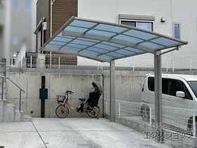 YKKAPのカーポート アリュース 600タイプ 1台用 積雪〜20cm対応+着脱式サポート 施工例