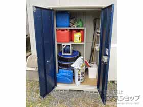 の物置・屋外倉庫 グランプレステージドアーズ 1120×900×1900 HM-119A-T-DB 施工例