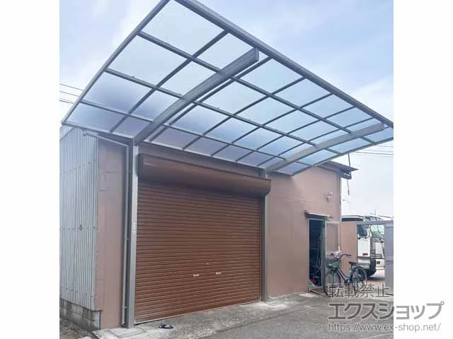 YKKAPのカーポート アリュース 600タイプ 1台用 積雪〜20cm対応 施工例