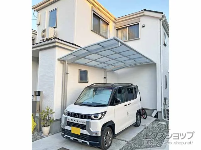 YKKAPのカーポート アリュース 600タイプ 1台用 積雪〜20cm対応 施工例