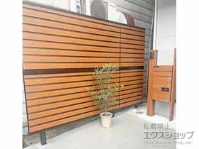 Value Select�̃t�F���X ���N�A���t�F���X �ډB���^�C�v 2�i�x�� �������ėp�@�i�p�l��2�i�j �{�H��