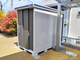 の物置・屋外倉庫 エルモ 一般・積雪共用型 1520×2220×2117 LMD-1522-DW 施工例