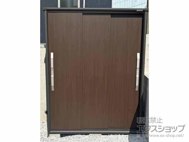 福岡県福津市のヨドコウの物置・収納・屋外倉庫 ブラックエスモ 一般型 1500×750×1913 ESF-1507A-BK-WC 施工例