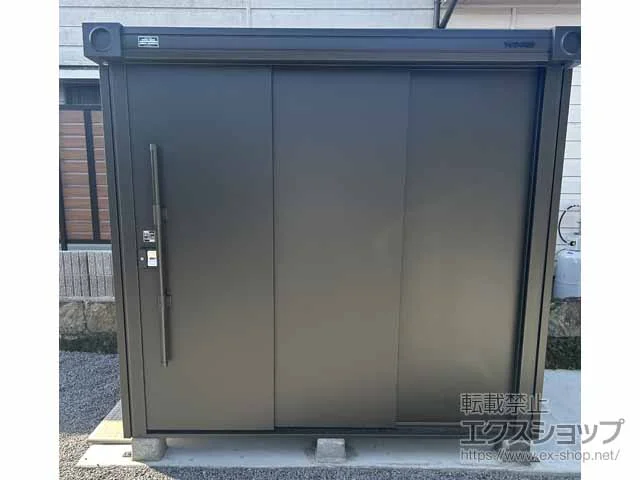 ヨドコウの物置 エルモ BEAMS DESIGN モデル 積雪型 LMDS－2215-BM 施工例