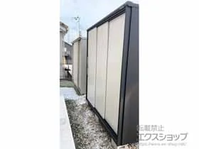 ヨドコウの物置 ブラックエスモ 一般型 1800×900×1913 ESF-1809A-BK-TW 施工例