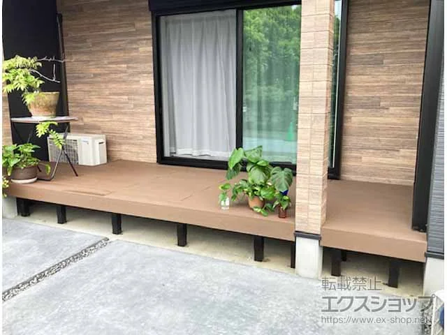 YKKAPのウッドデッキ リウッドデッキ S 施工例