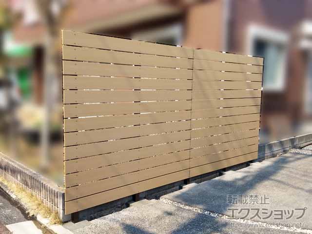 東京都八王子市のFandFのフェンス・柵・塀 ニコボード 140サイズ 隙間10mm H2000 板13段 施工例