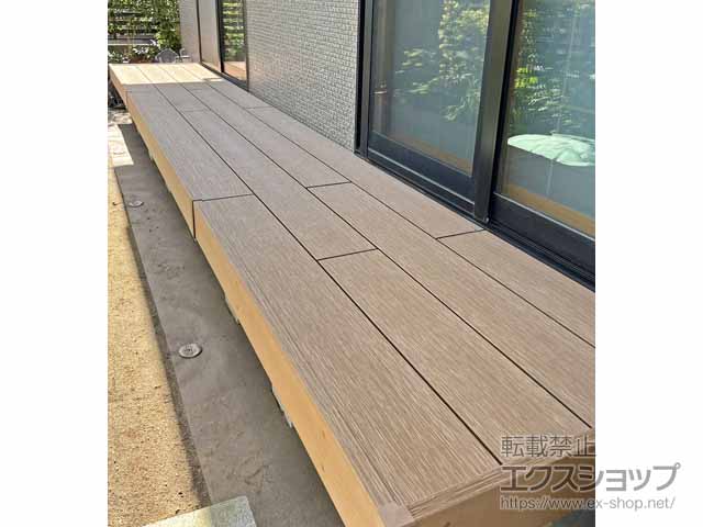 岡山県岡山市のYKKAPのウッドデッキ リウッドデッキ S EG 施工例