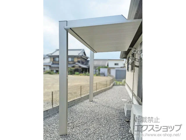 YKKAPのテラス屋根 プレーンルーフ テラス 積雪～20cm対応 施工例