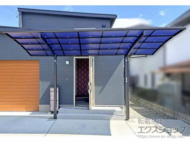YKKAPのカーポート アリュース 600タイプ 1台用 積雪～20cm対応 施工例