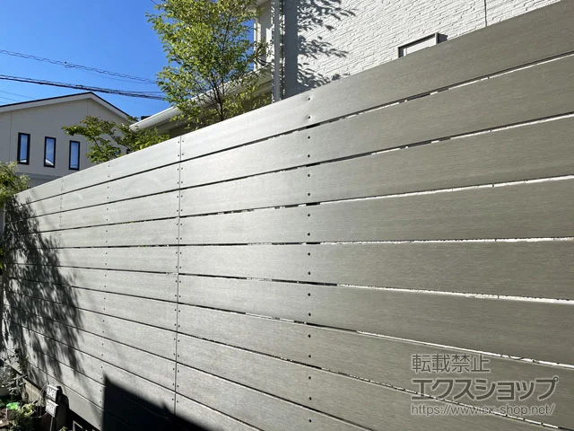 グローベンのフェンス プラド/rich+[リッチプラス] フェンス 高尺仕様 12段 隙間10mm 施工例