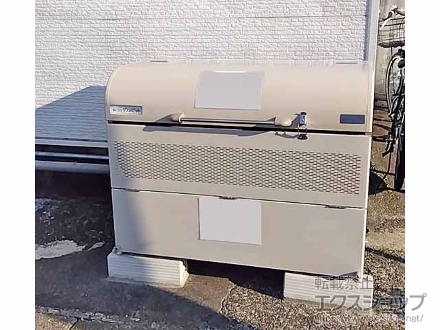 岐阜県岐阜市のヨドコウのゴミステーション・ゴミストッカー ダストピット Uタイプ DPUB-500 500L 施工例