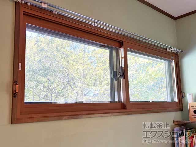 栃木県那須郡那須町のLIXIL リクシル（トステム）の内窓（二重窓・二重サッシ） インプラス 引違い窓 2枚建 施工例