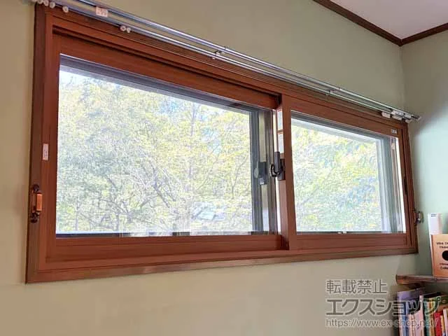 LIXIL リクシル(トステム)の内窓（二重窓・二重サッシ） インプラス 引違い窓 2枚建 施工例
