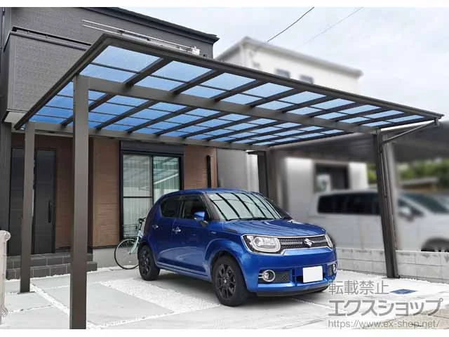Value Selectのカーポート ソリッドポート ワイド 積雪～20cm対応 施工例