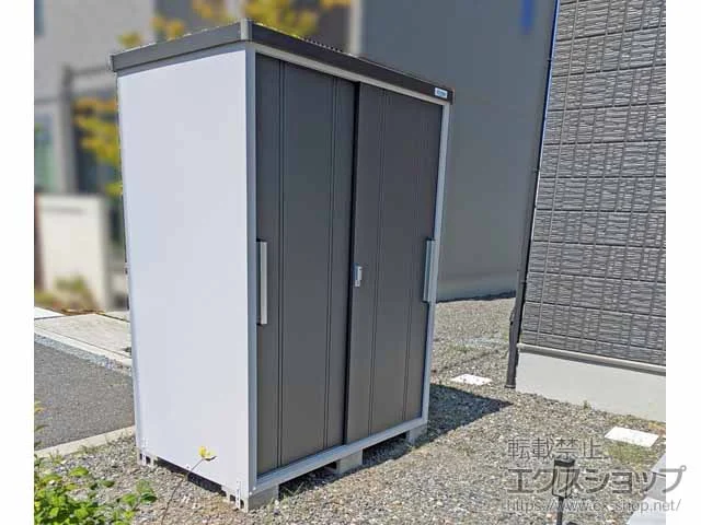 サンキンの物置・収納・屋外倉庫 クール 一般型 1500×900×1947（EC-1590） EC-1590-GK 施工例