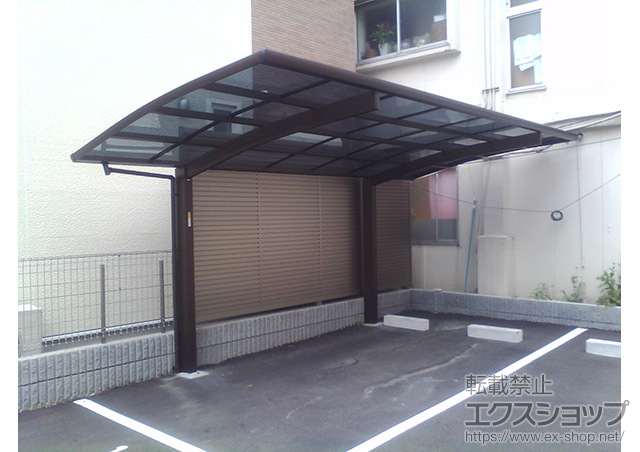 東京都墨田区ののカーポート プレシオスポート 積雪〜20?対応 施工例