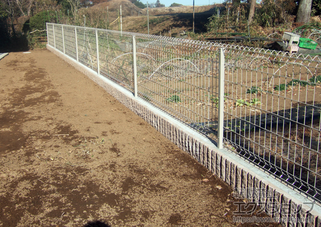 茨城県日立市ののフェンス・柵 FCS-61型フェンス 施工例