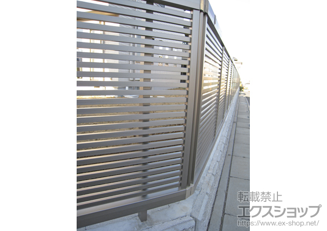 埼玉県熊谷市ののフェンス・柵 シャレオＲ1型フェンス 施工例