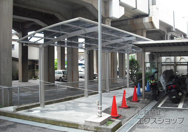 千葉県千葉市ののカーポート プレシオスポート 縦連棟 積雪〜20cm対応 施工例