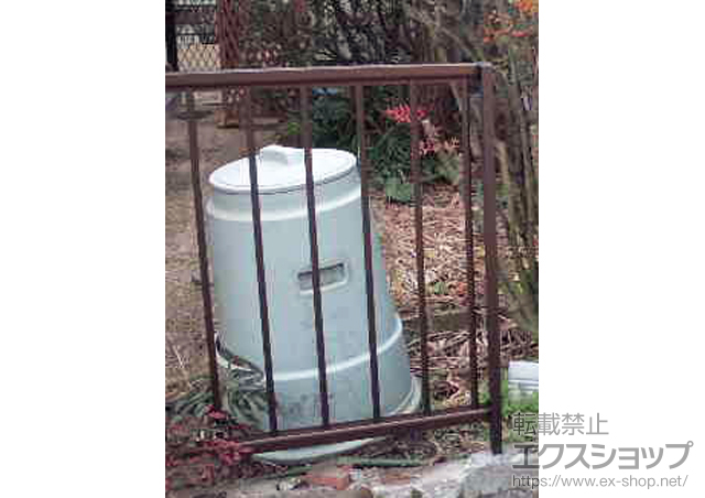 滋賀県栗東市ののフェンス・柵 レスティナフェンス21型 フリーポールタイプ 施工例