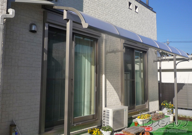 東京都町田市のLIXIL リクシル（トステム）のテラス屋根 ライザーテラスII R型 テラスタイプ 単体 積雪〜20?対応 施工例