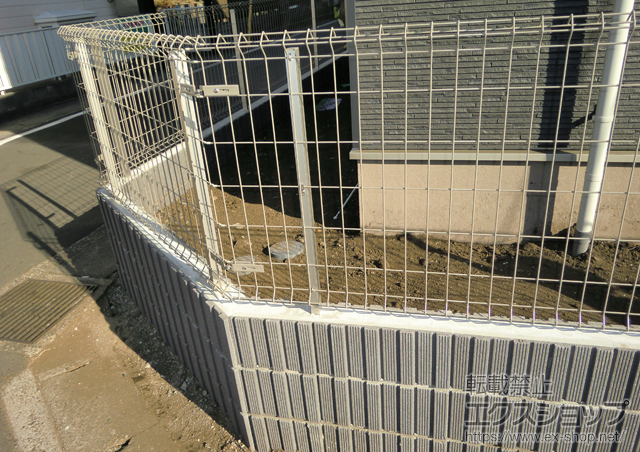 神奈川県横浜市ののフェンス・柵 イーネットフェンス 1F型 施工例