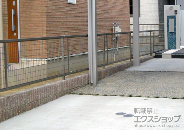 福岡県福岡市ののフェンス・柵 アルメッシュフェンス1型 施工例