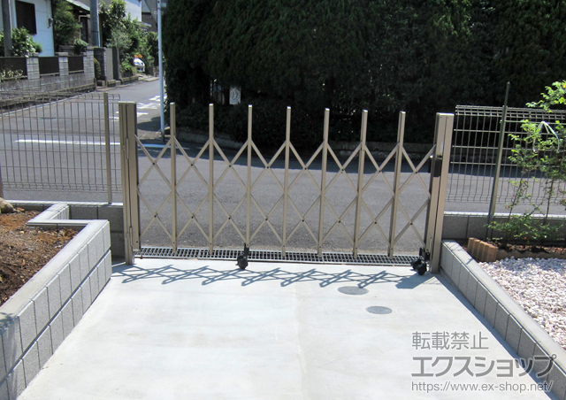 埼玉県川越市ののカーゲート トリップゲートPA型　24S 施工例