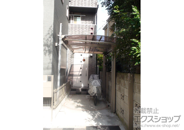 東京都品川区ののサイクルポート・駐輪場 キューブポート ミニ 積雪〜20?対応 施工例