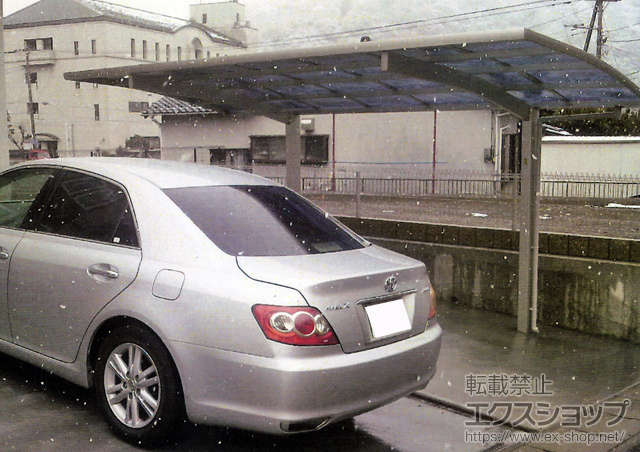 静岡県駿東郡小山町ののカーポート プレシオスポート 積雪〜20cm対応 施工例