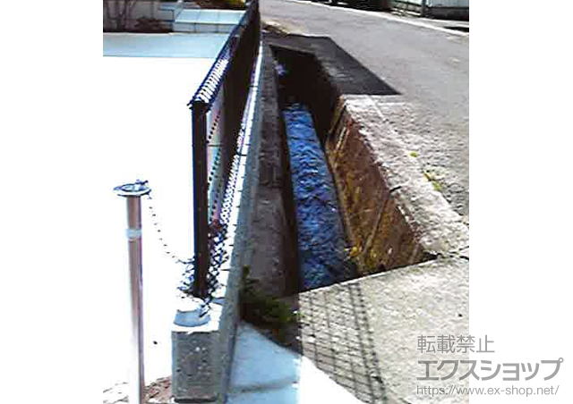 和歌山県紀の川市ののフェンス・柵 イーネットフェンス1F型 施工例