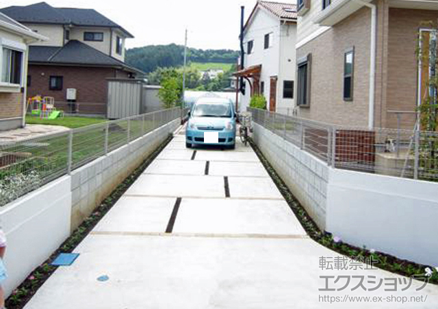 埼玉県日高市ののフェンス・柵 ハイグリッドフェンスN8型 施工例